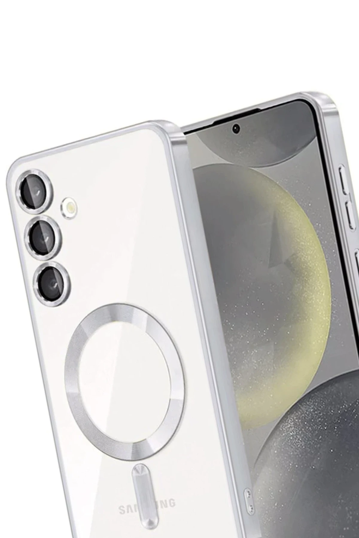 Newface Samsung Galaxy A56 Kross Magneticsafe Kapak - Titan Gri