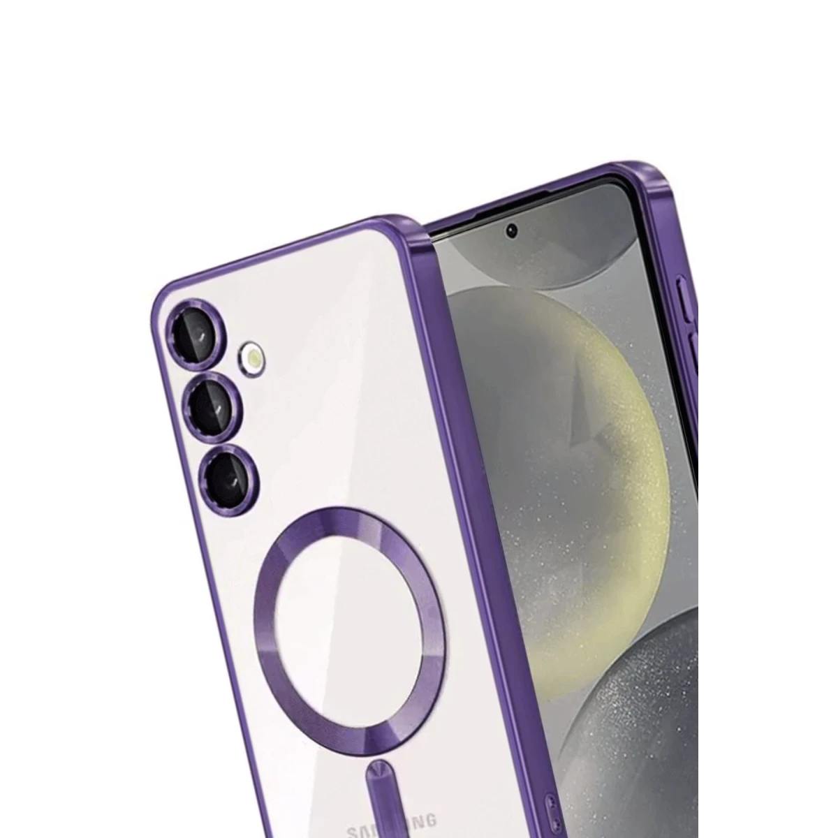 Newface Samsung Galaxy A36 Kross Magneticsafe Kapak - Mor