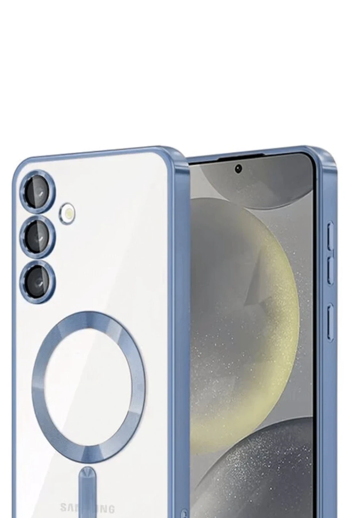 Newface Samsung Galaxy A26 Kross Magneticsafe Kapak - Sierra Blue