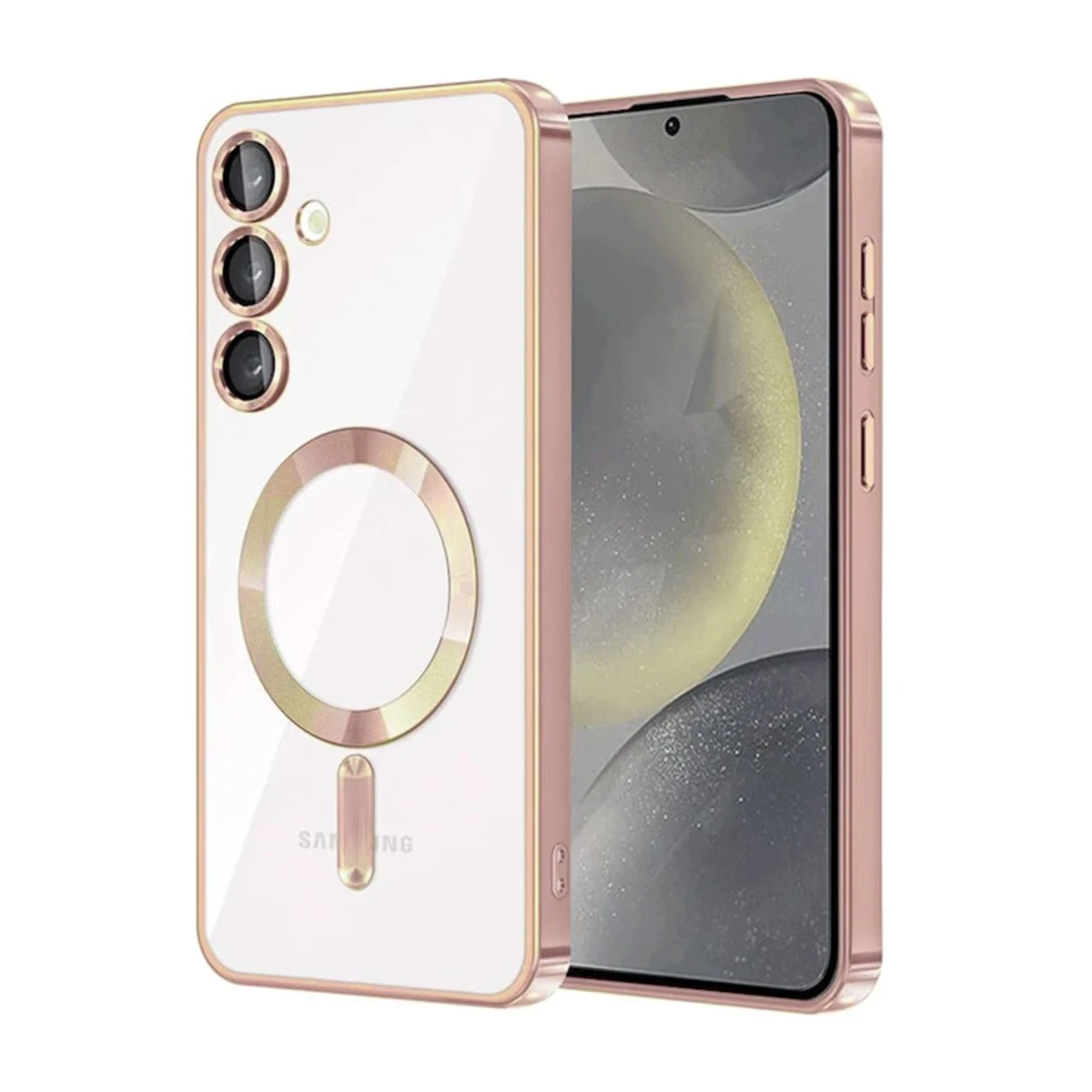 Newface Samsung Galaxy A16 5G Kross Magneticsafe Kapak - Rose