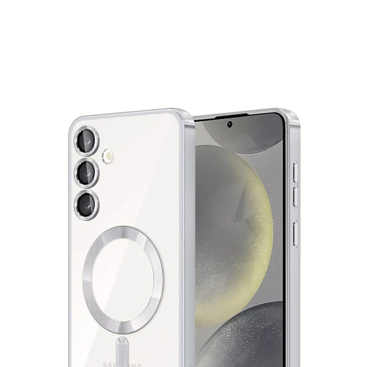 Newface Samsung Galaxy A54 5G Kross Magneticsafe Kapak - Gümüş
