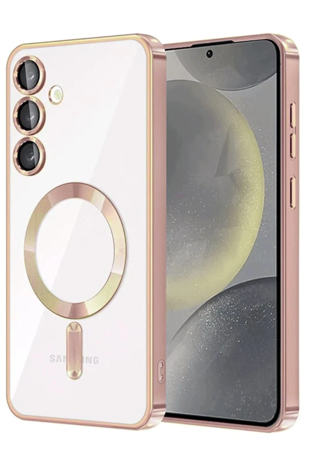 Newface Samsung Galaxy A54 5G Kross Magneticsafe Kapak - Rose