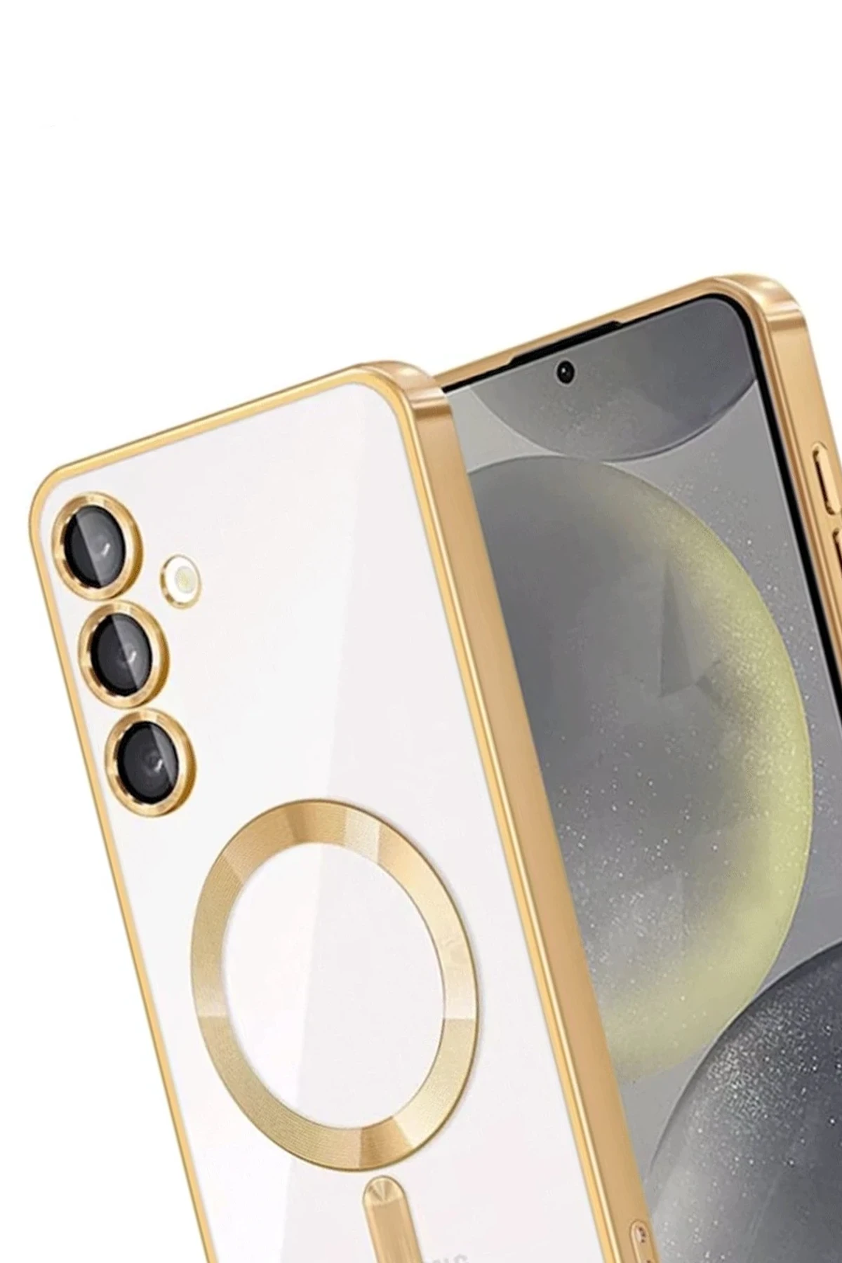 Newface Samsung Galaxy A15 4G Kross Magneticsafe Kapak - Gold