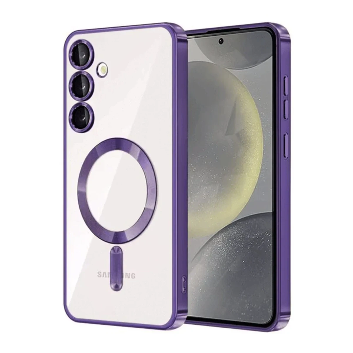 Newface Samsung Galaxy A35 5G Kross Magneticsafe Kapak - Mor