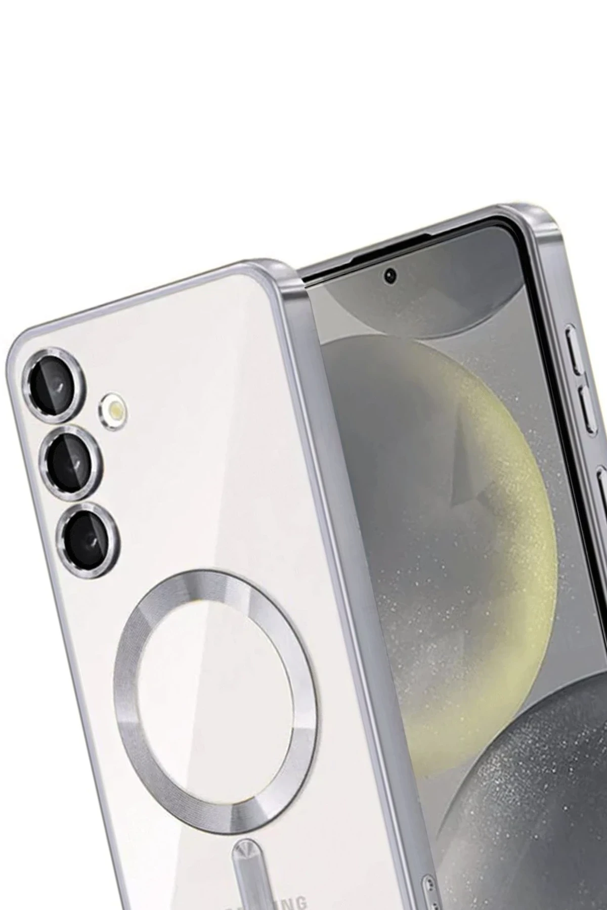 Newface Samsung Galaxy A55 5G Kross Magneticsafe Kapak - Titan Gri