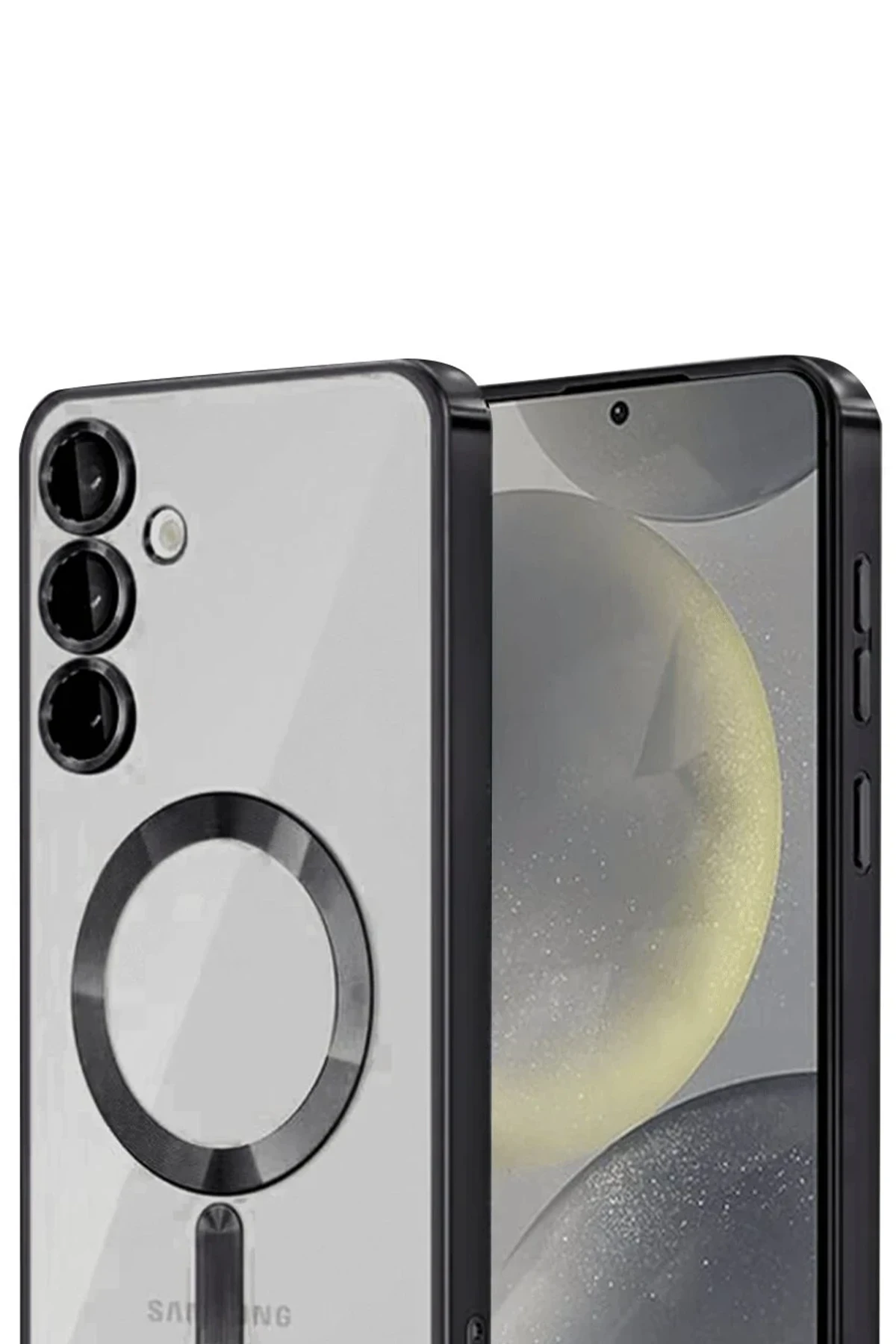Newface Samsung Galaxy S24 FE Kılıf Kross Magneticsafe Kapak - Siyah — görsel 2