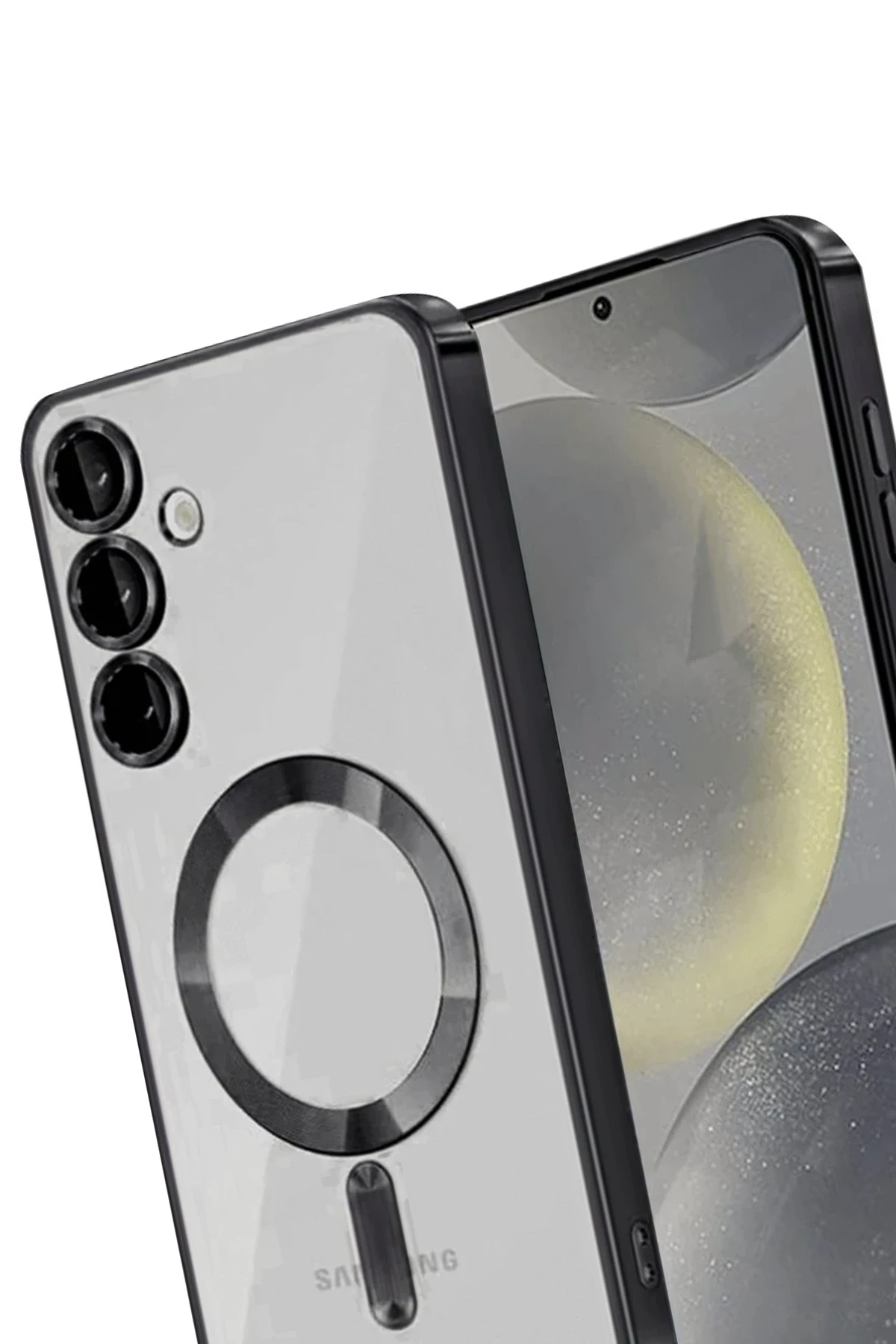 Newface Samsung Galaxy S24 FE Kılıf Kross Magneticsafe Kapak - Siyah — görsel 3
