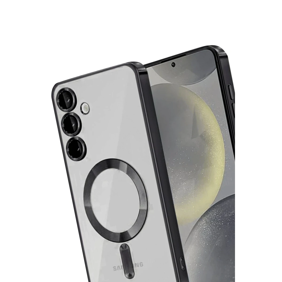 Newface Samsung Galaxy S24 FE Kılıf Kross Magneticsafe Kapak - Siyah — görsel 6