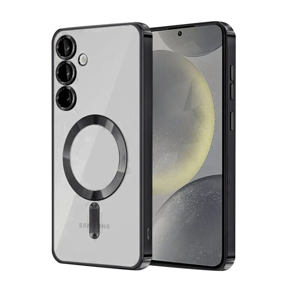 Newface Samsung Galaxy S24 FE Kılıf Kross Magneticsafe Kapak - Siyah — görsel 4