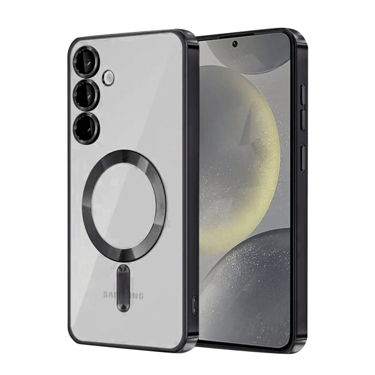 Newface Samsung Galaxy S24 FE Kılıf Kross Magneticsafe Kapak - Siyah — görsel 7
