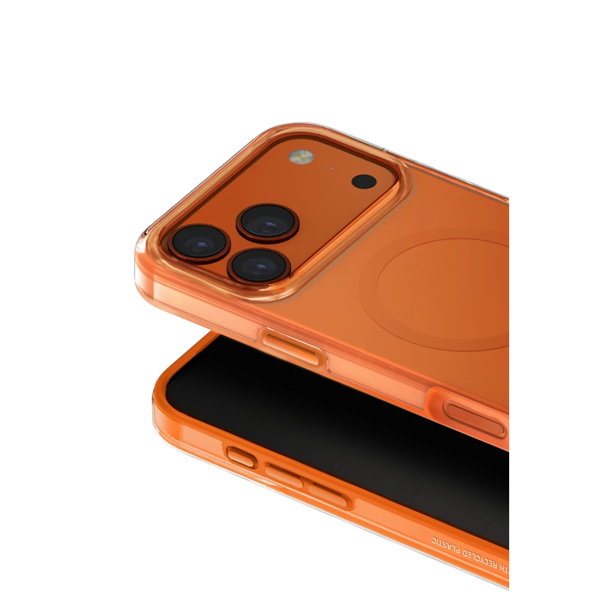 Uniq Apple iPhone 17 Pro Max Clario Magsafe Kapak - Turuncu