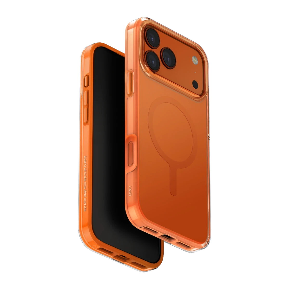 Uniq Apple iPhone 17 Pro Clario Magsafe Kapak - Turuncu