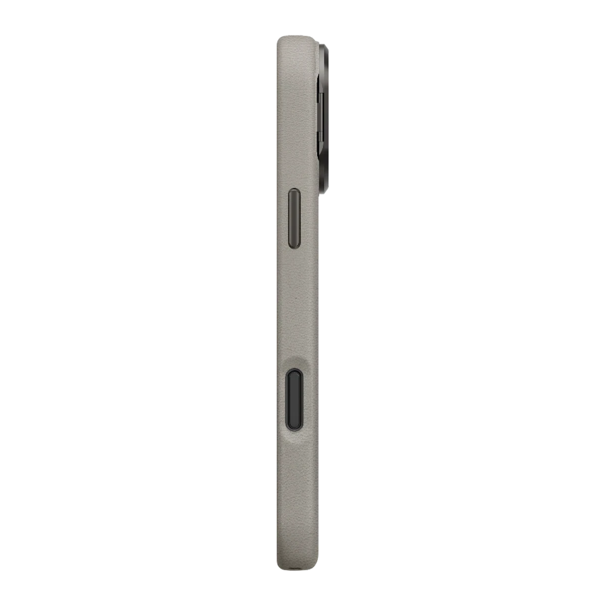Uniq Apple iPhone 17 Pro Max Heldro Pro Magsafe Standlı Deri Kapak - Gri