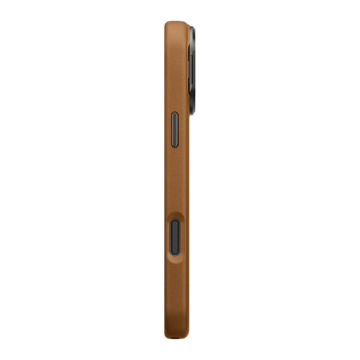 Uniq Apple iPhone 17 Pro Heldro Pro Magsafe Standlı Deri Kapak - Karamel