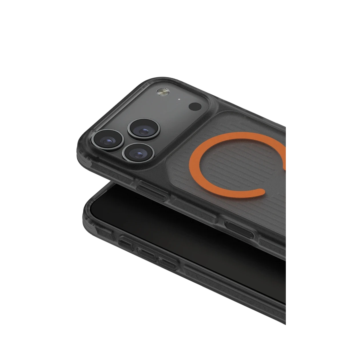Uniq Apple iPhone 17 Pro Max Combat Active Magsafe Kapak - Siyah-Turuncu