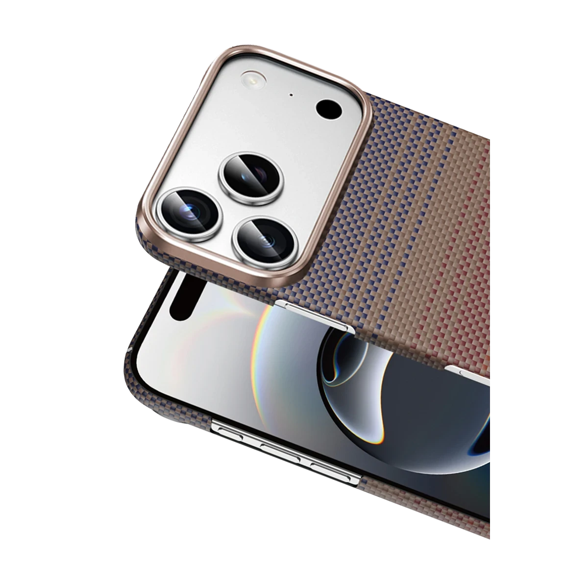 Keephone Apple iPhone 17 Pro Kevlar Seanova Magsafe Kılıf - Sunrise