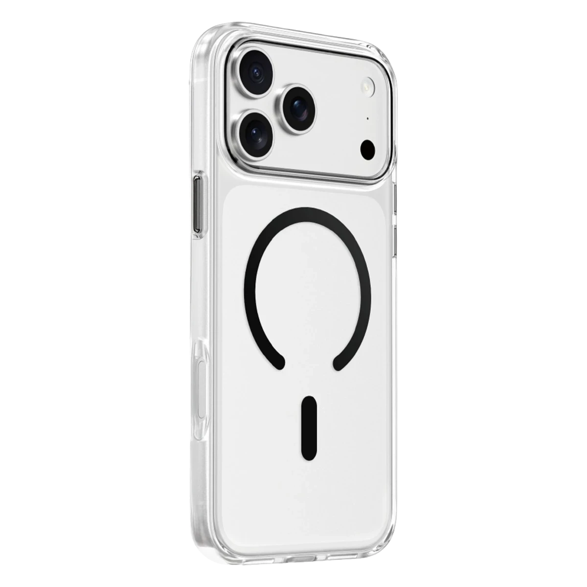 Keephone Apple iPhone 17 Pro Aurora Şeffaf Magsafe Kılıf - Siyah