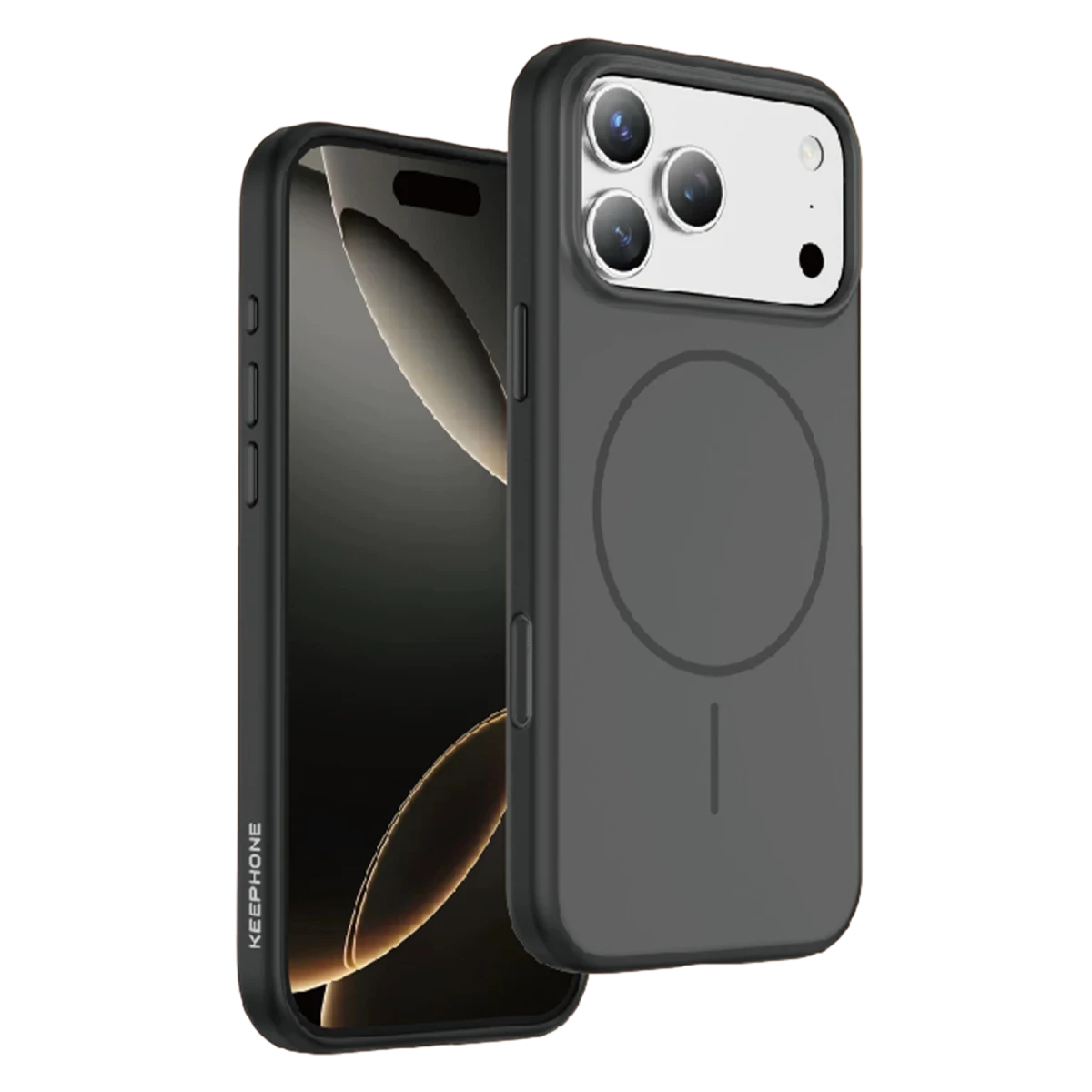 Keephone Apple iPhone 17 Pro Sumee Magsafe Kapak - Siyah