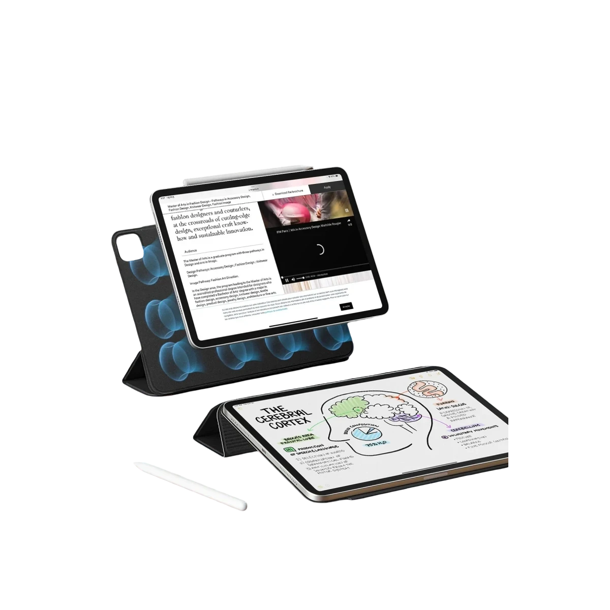 ESR Apple iPad Pro 13 (2024) Rebound Manyetik Tablet Kılıfı - Lila