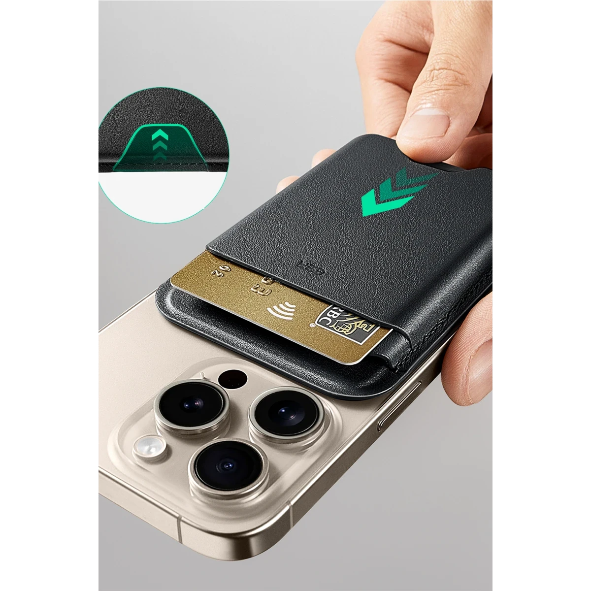 ESR HaloLock Wallet Boost Magsafe Kartlık - Siyah