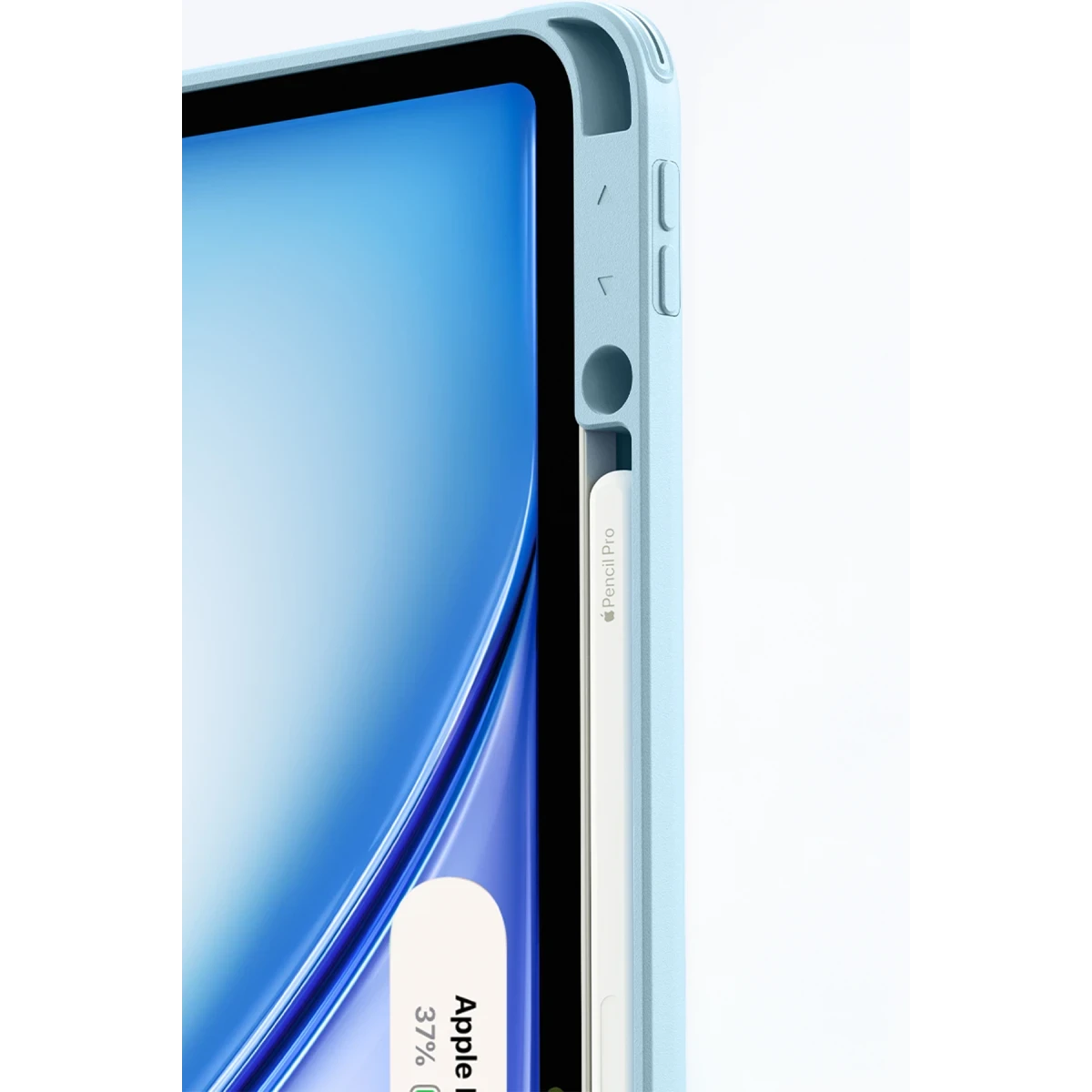 ESR Apple iPad Air 13 (2024) Flip Hybrid Kalemlikli Tablet Kılıfı - Açık Mavi