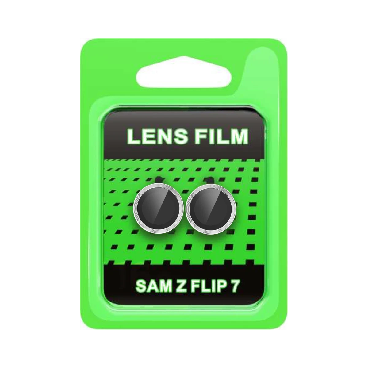 Newface Samsung Galaxy Z Flip 7 Raze Metal Kamera Lens - Gümüş — görsel 3