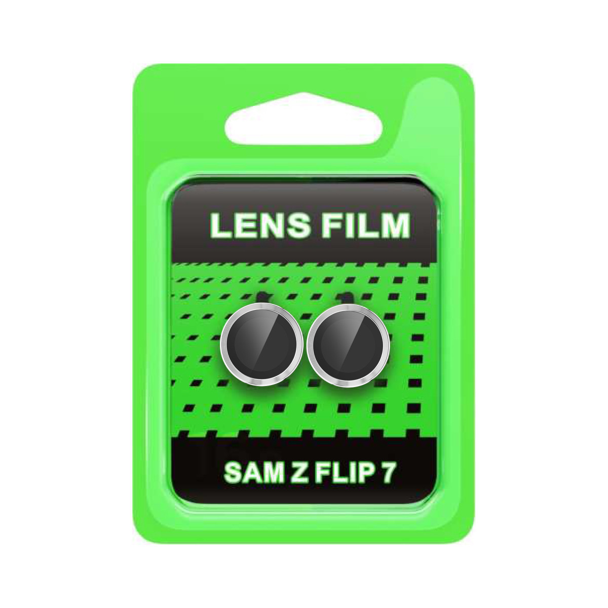 Newface Samsung Galaxy Z Flip 7 Raze Metal Kamera Lens - Gümüş — görsel 5