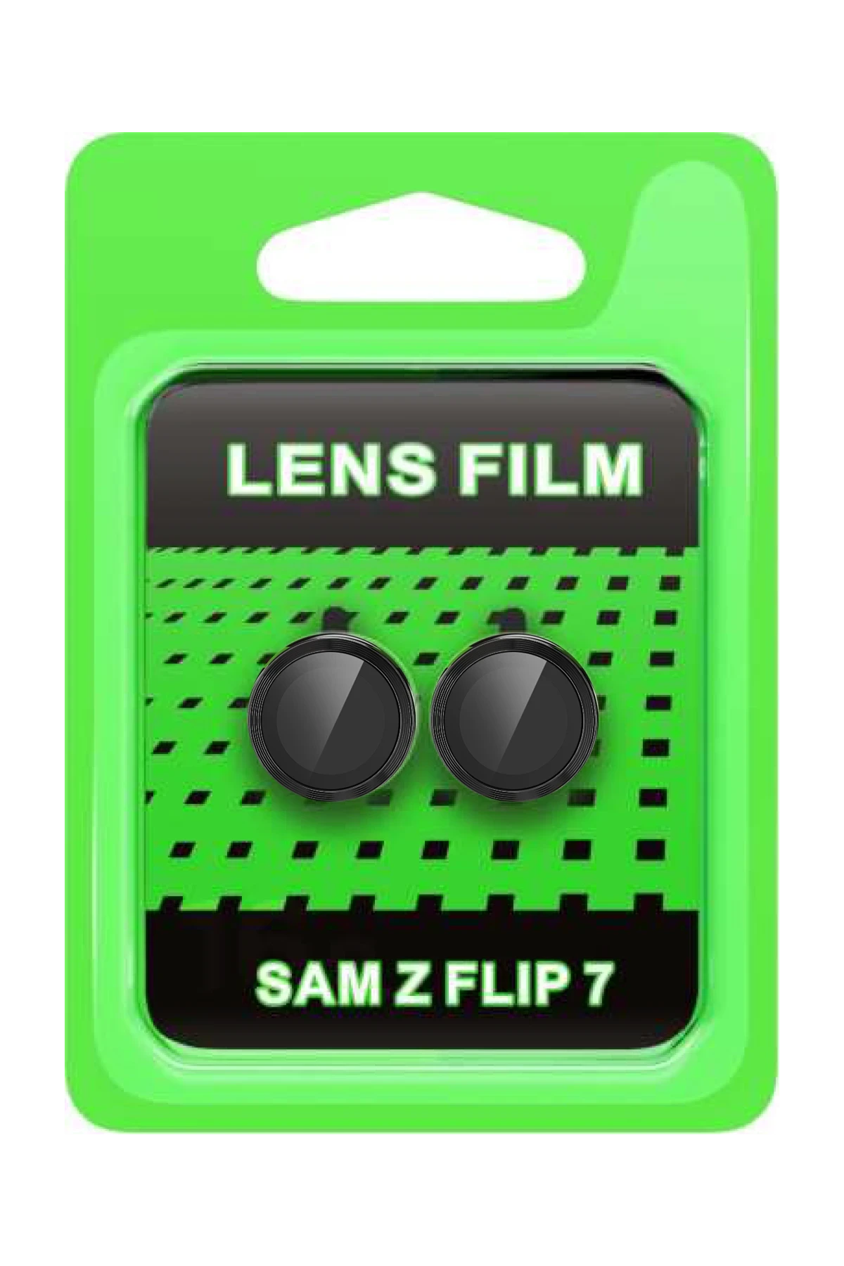Newface Samsung Galaxy Z Flip 7 Raze Metal Kamera Lens - Siyah