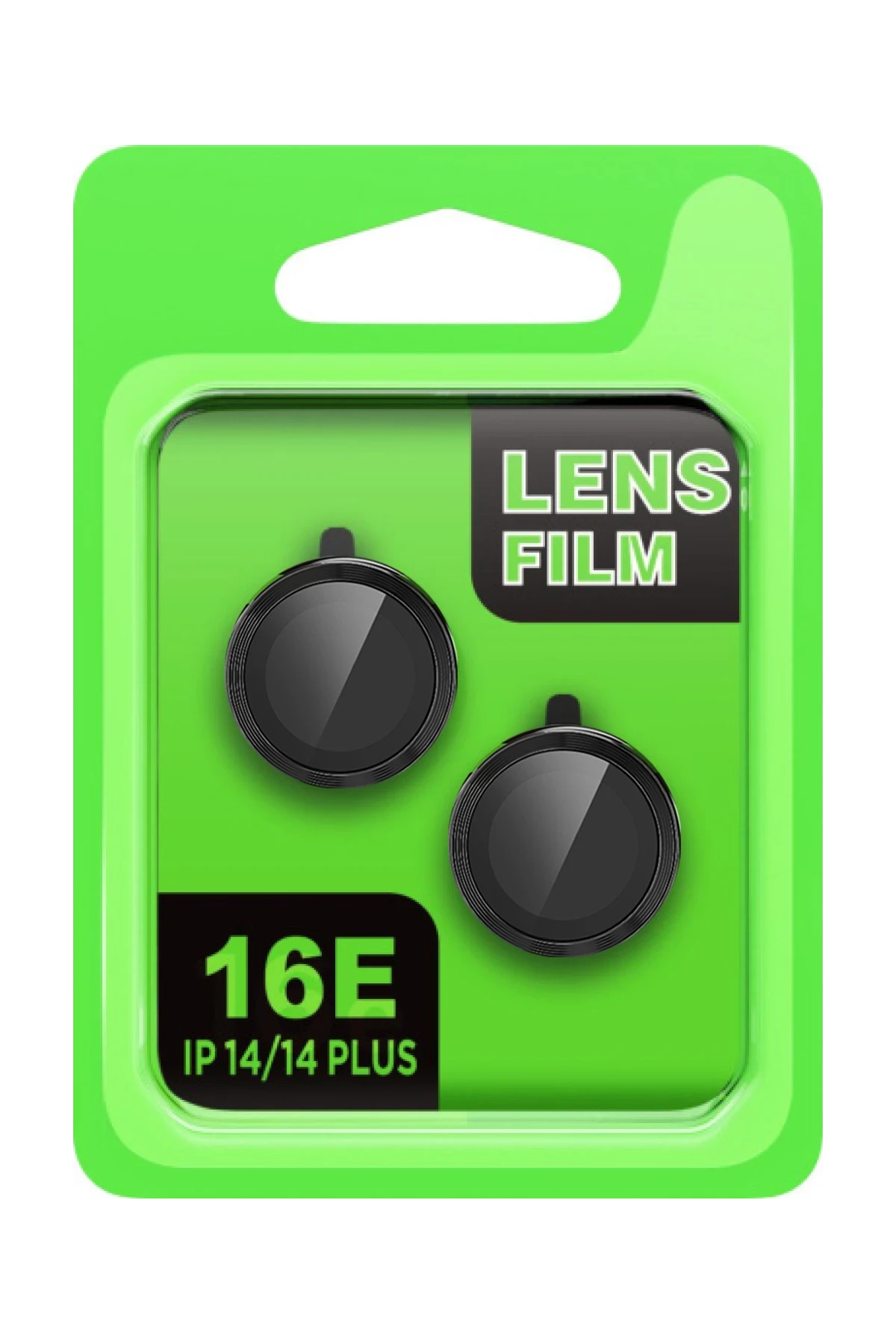Newface Apple iPhone 16E Raze Metal Kamera Lens - Siyah