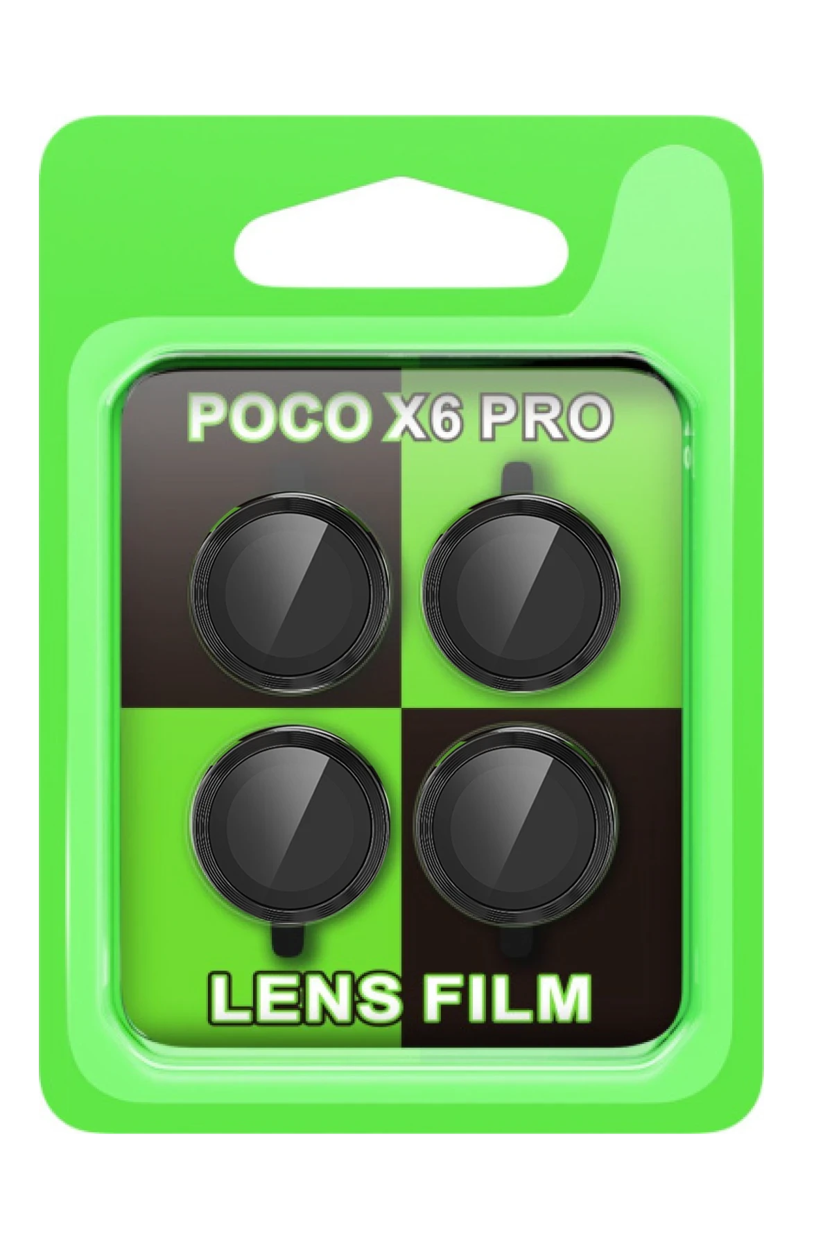 Newface Xiaomi Poco X6 Pro Raze Metal Kamera Lens - Siyah