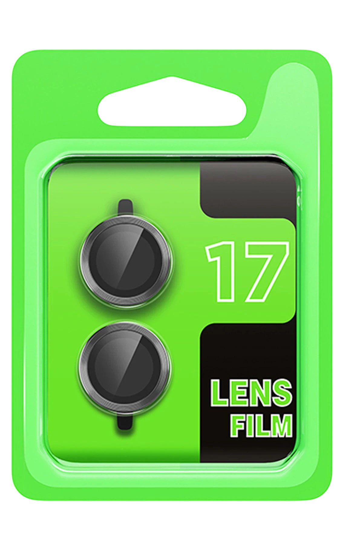 Newface Apple iPhone 17 Raze Metal Kamera Lens - Gri