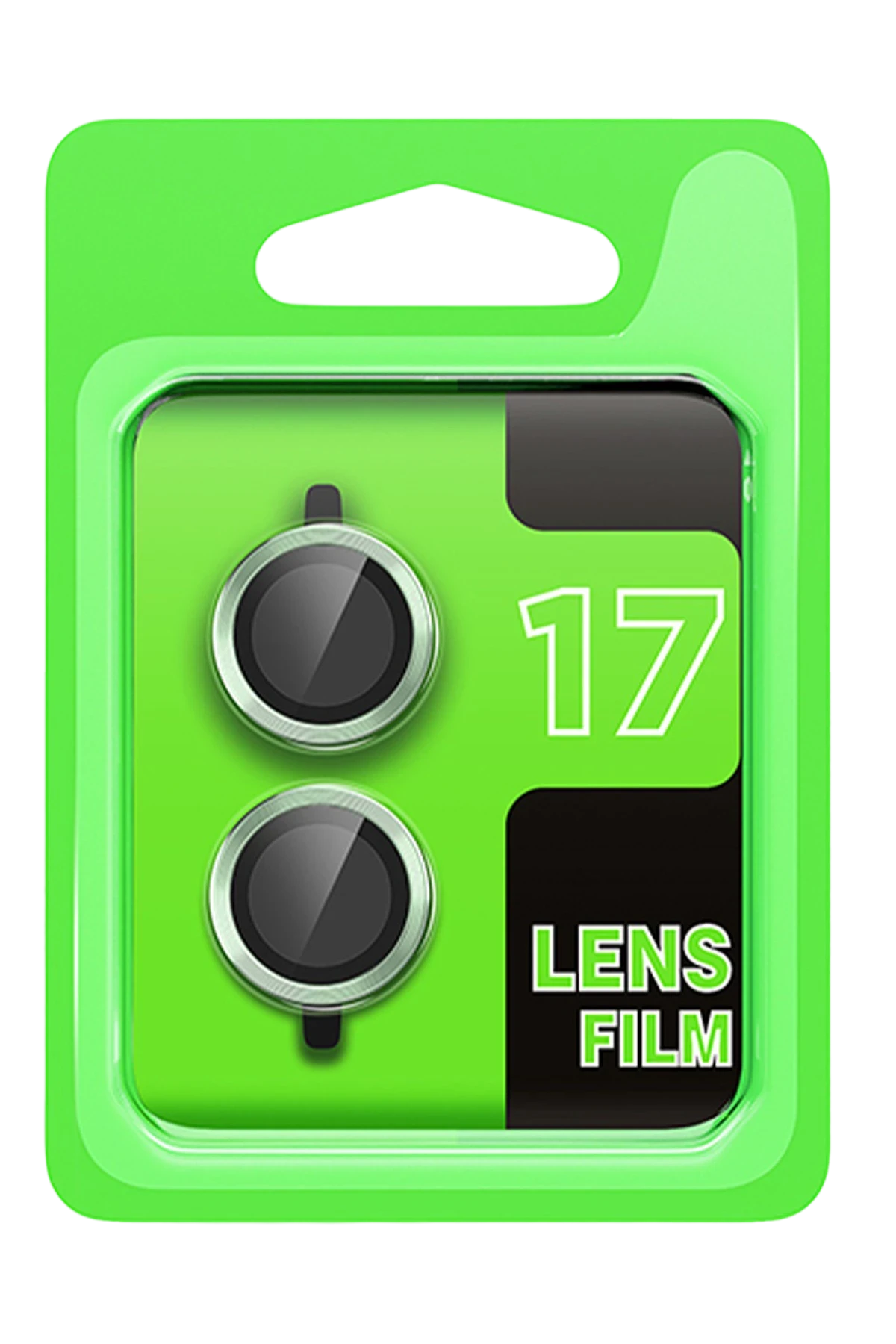 Newface Apple iPhone 17 Raze Metal Kamera Lens - Açık Yeşil