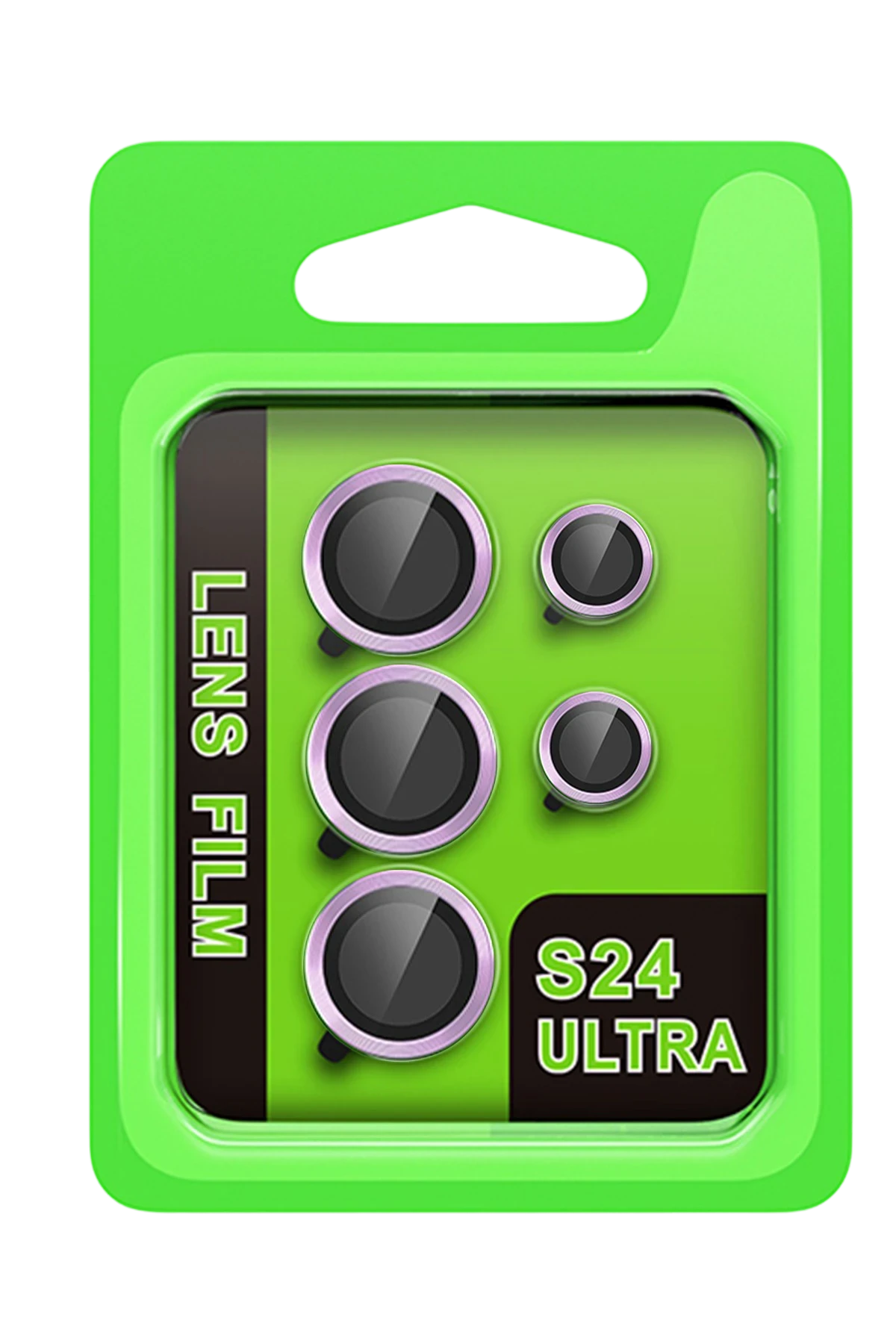Newface Samsung Galaxy S24 Ultra Raze Metal Kamera Lens - Mor