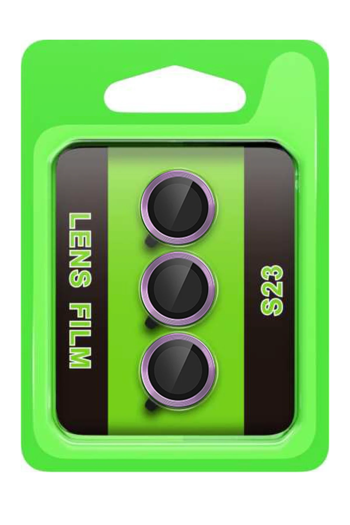 Newface Samsung Galaxy S23 Raze Metal Kamera Lens - Mor
