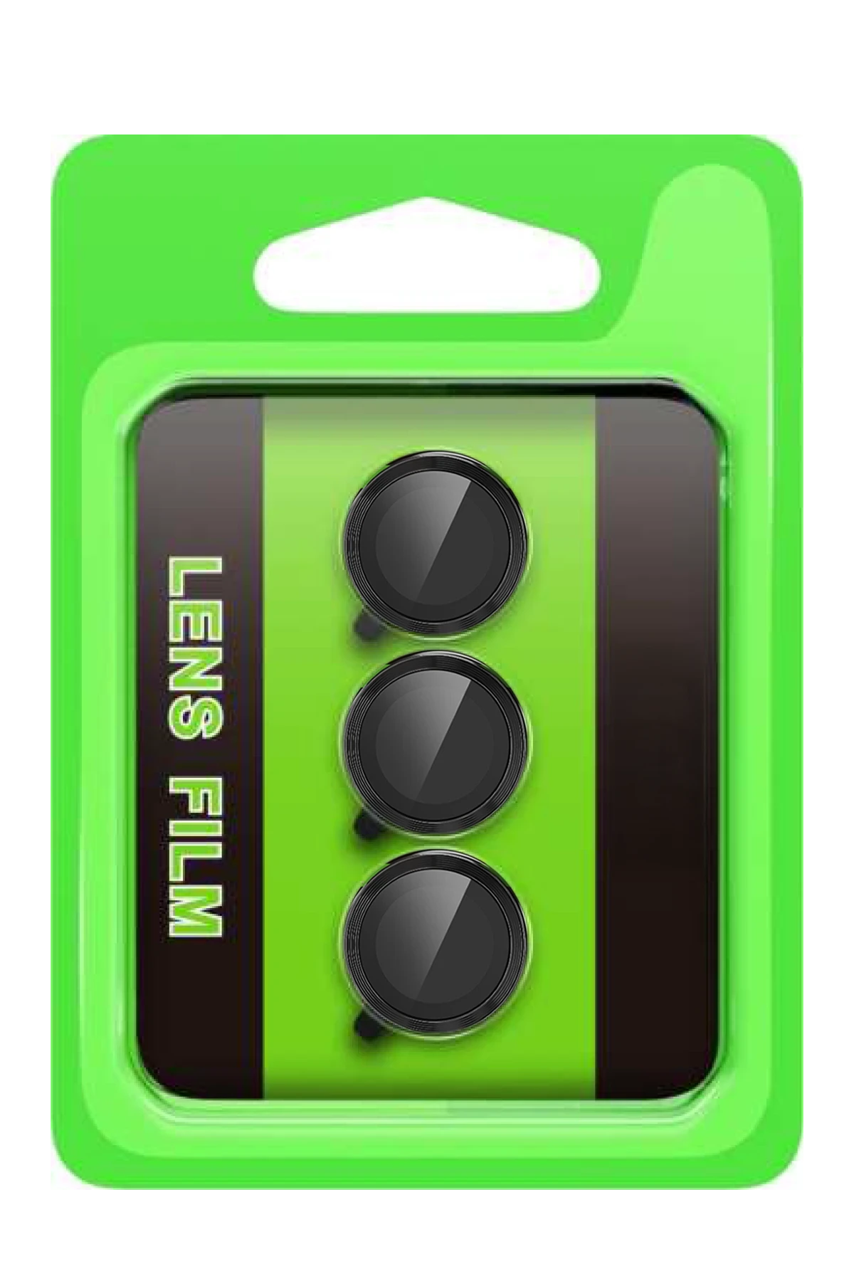 Newface Samsung Galaxy S25 FE Raze Metal Kamera Lens - Siyah