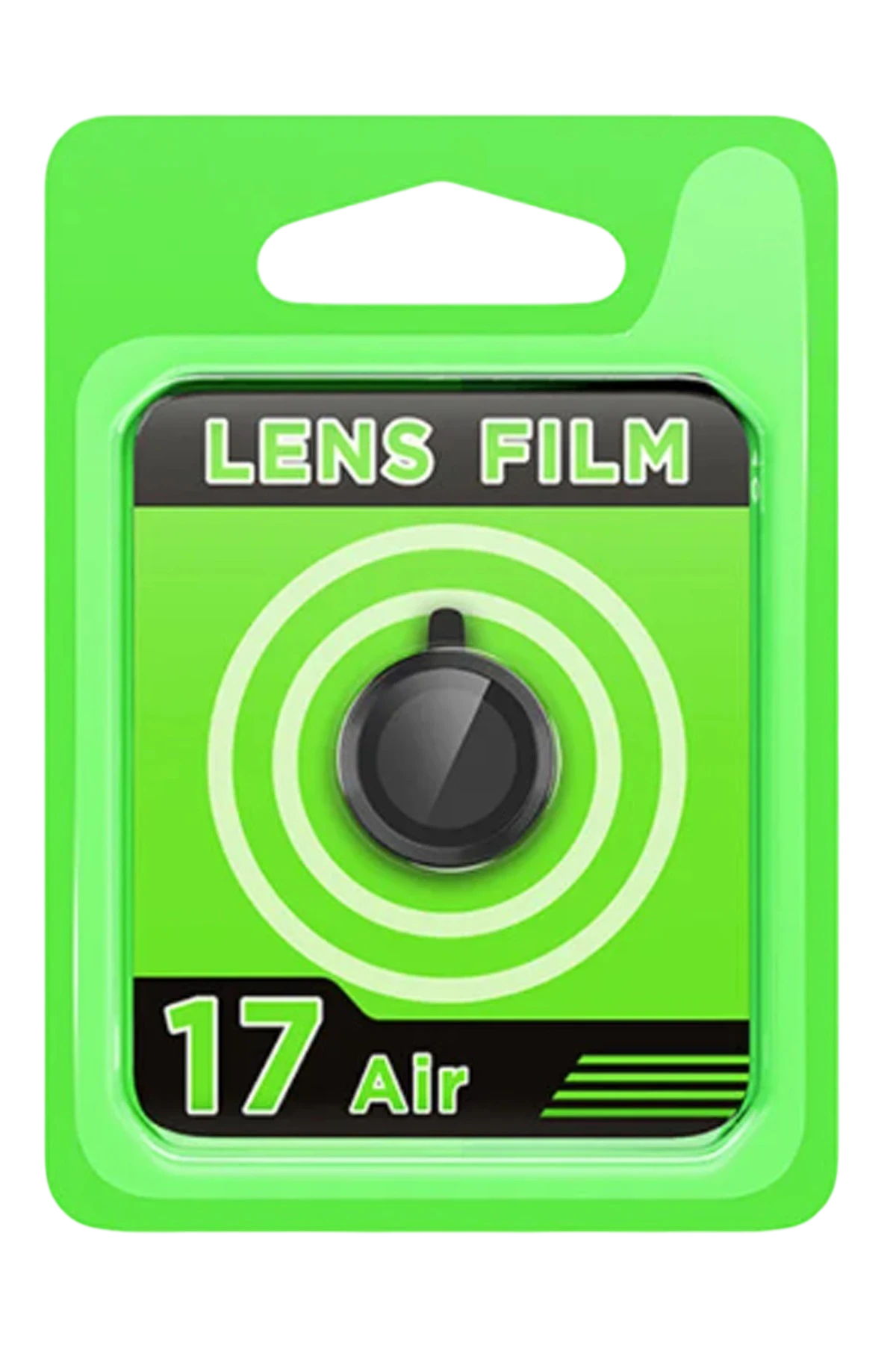 Newface Apple iPhone 17 Air Raze Metal Kamera Lens - Siyah