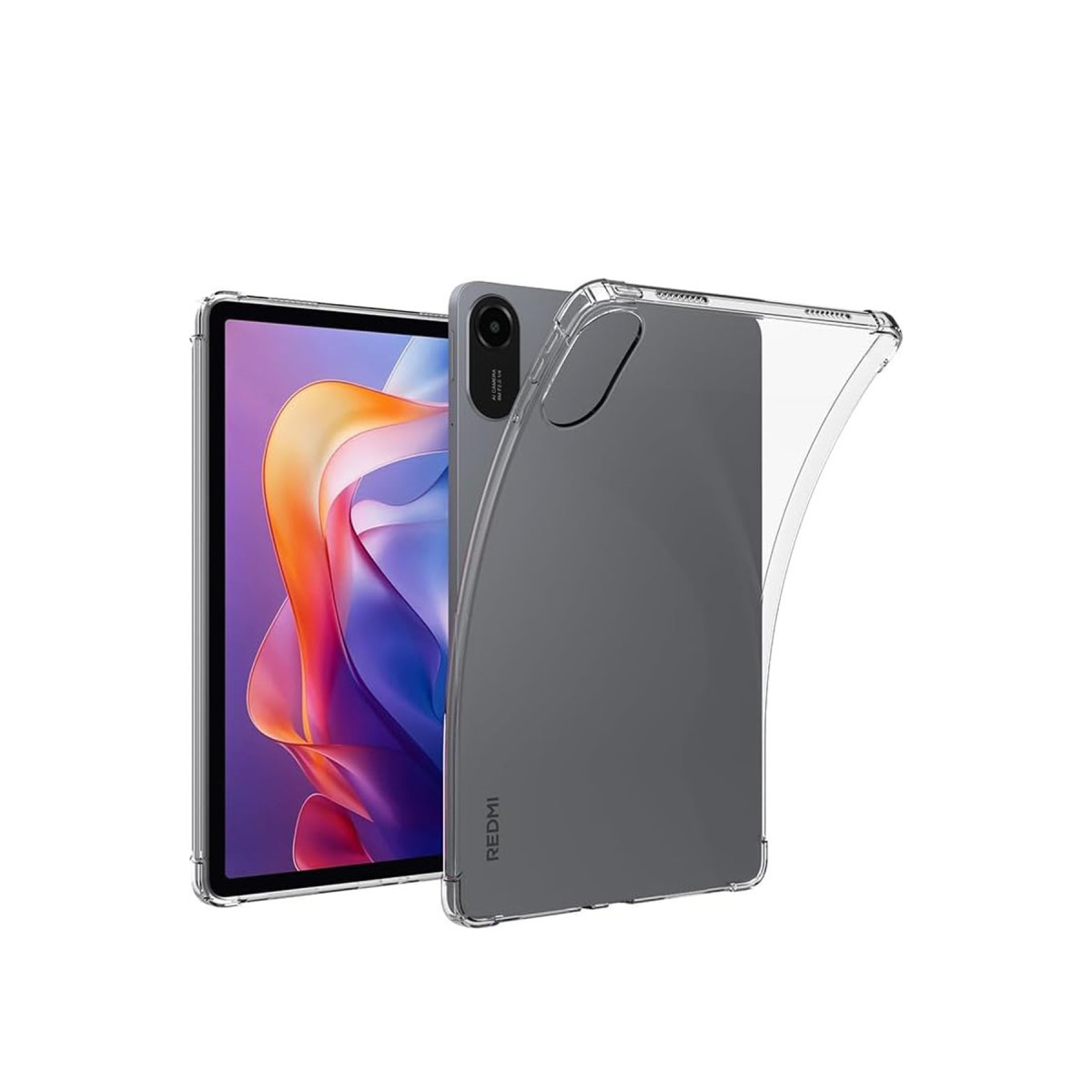 Newface Xiaomi Redmi Pad 2 Kılıf Anti Shock Tablet Silikon - Şeffaf — görsel 6