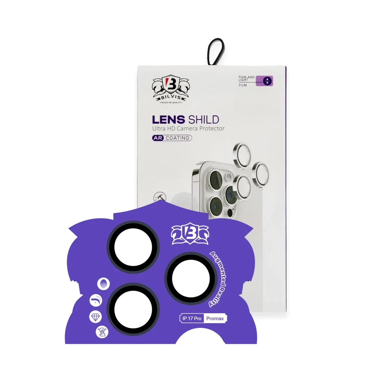 Newface Apple iPhone 17 Pro Max Bilvis Titan Kamera Lens - Lacivert