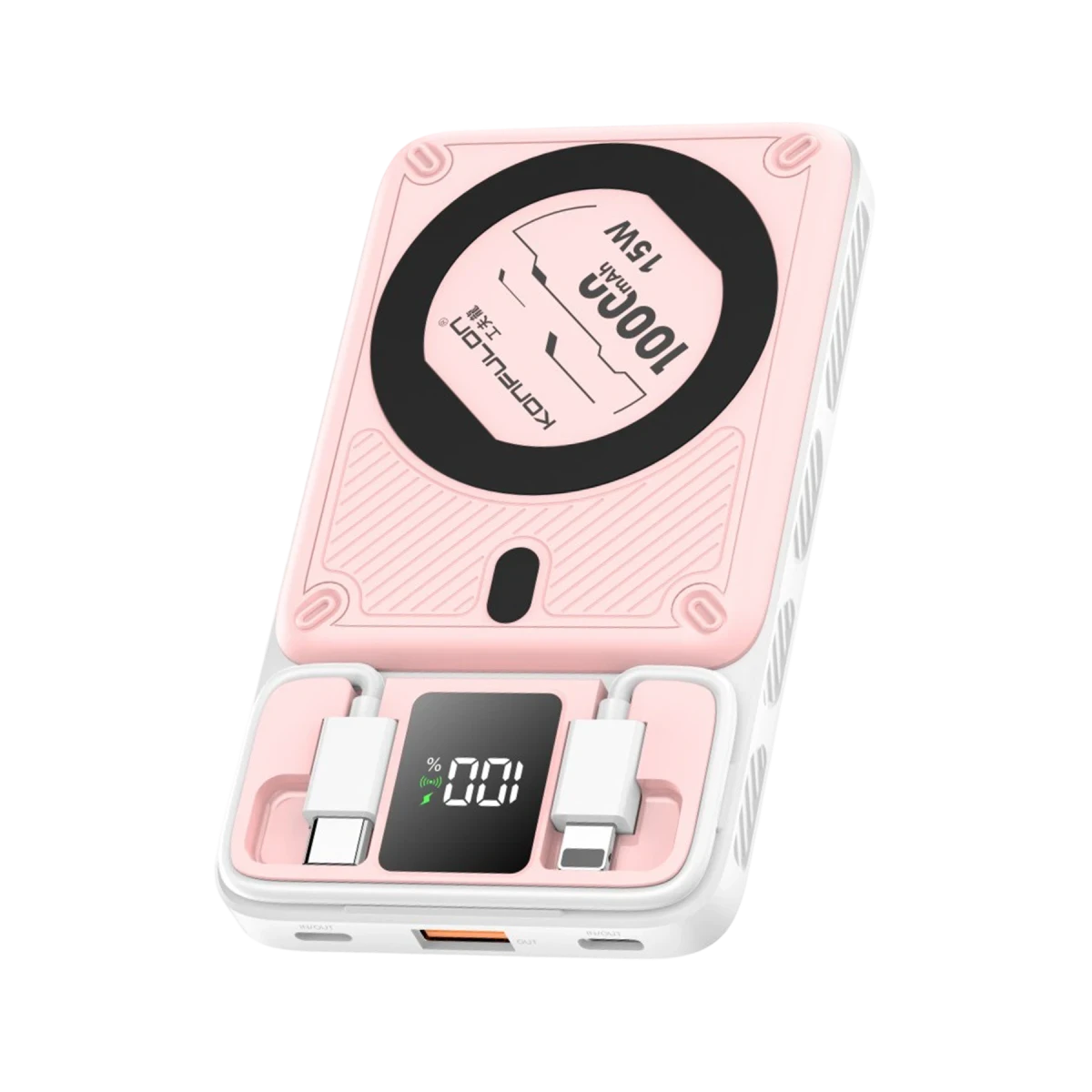 Konfulon M25W 10.000 mAh 20W PD Magsafe Powerbank - Pembe — görsel 7