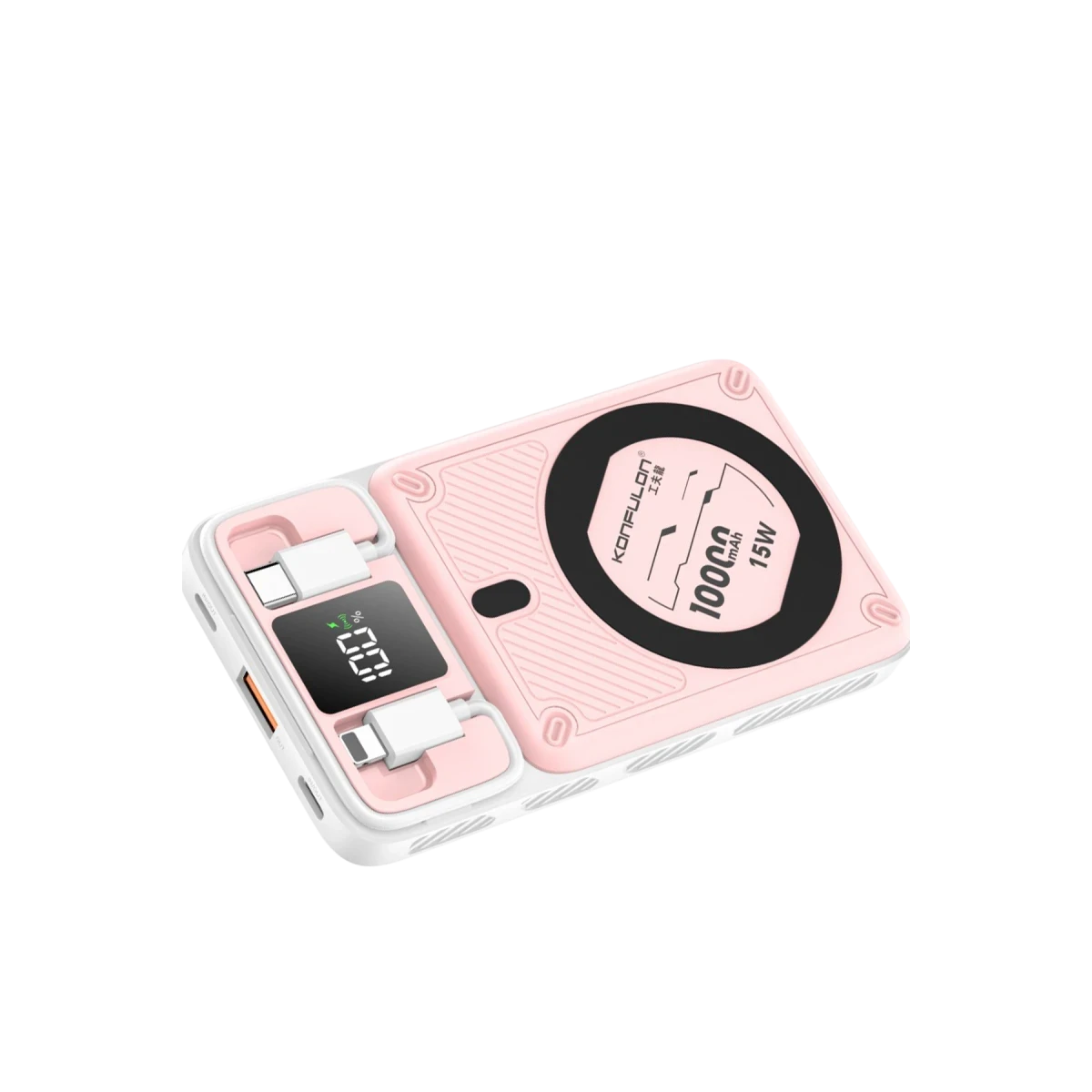 Konfulon M25W 10.000 mAh 20W PD Magsafe Powerbank - Pembe — görsel 8