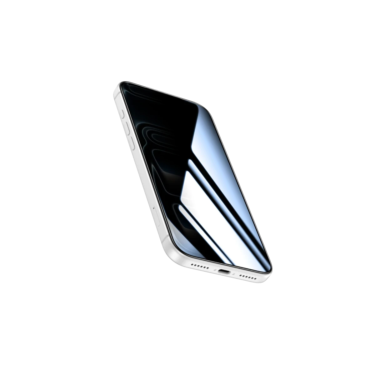 Keephone Apple iPhone 17 Pro Max 360 4 Way Privacy Cam Ekran Koruyucu - Siyah