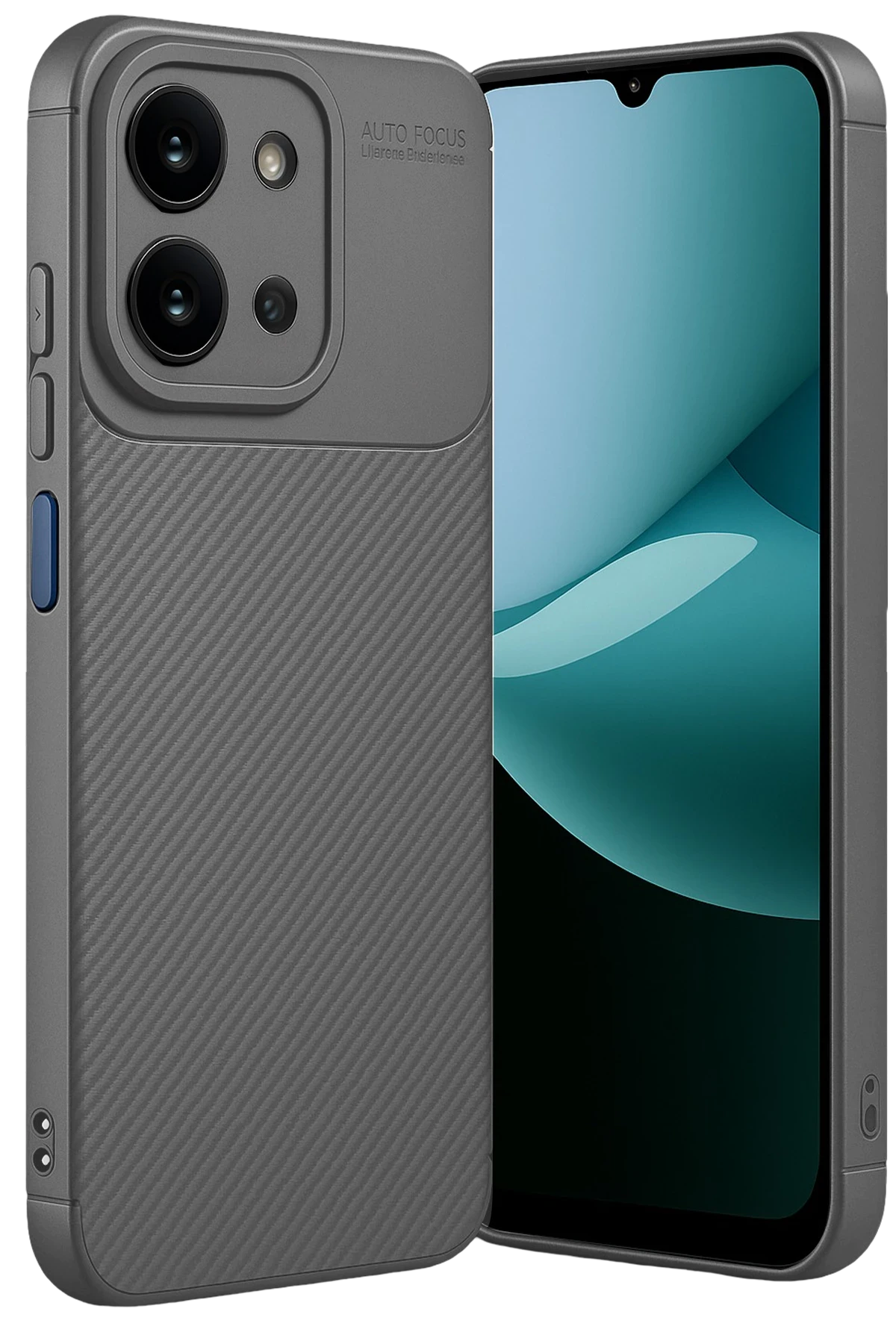 Newface Xiaomi Redmi 15C 4G Auto Focus Karbon Kapak - Gri