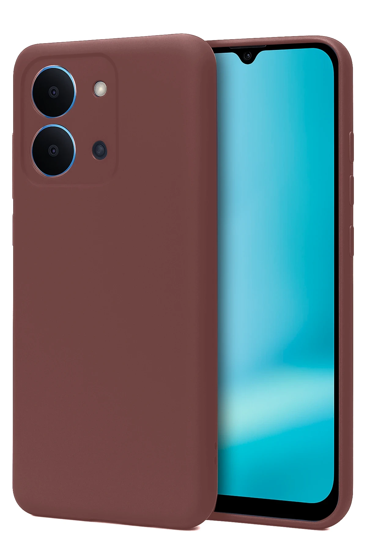 Newface Xiaomi Redmi 15C 4G First Silikon - Bordo