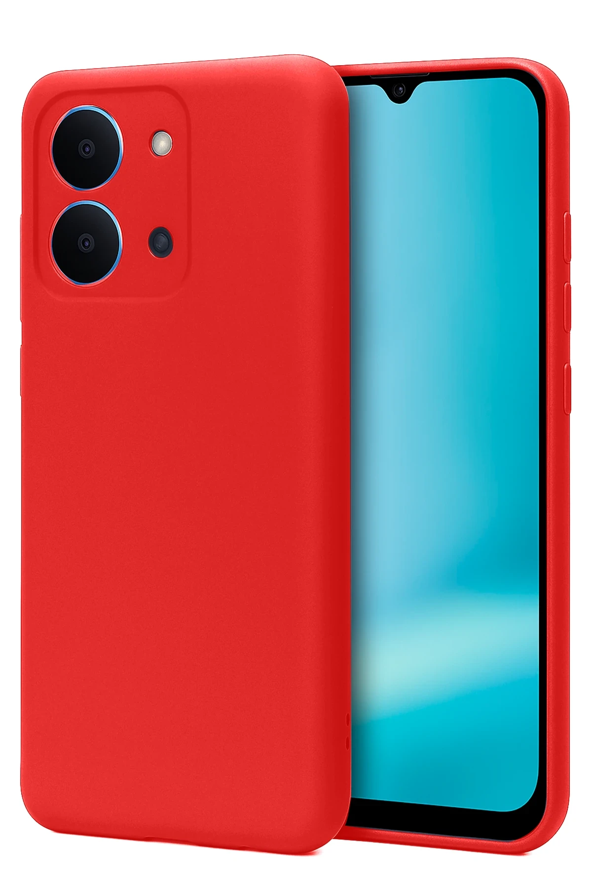 Newface Xiaomi Redmi 15C 4G First Silikon - Kırmızı