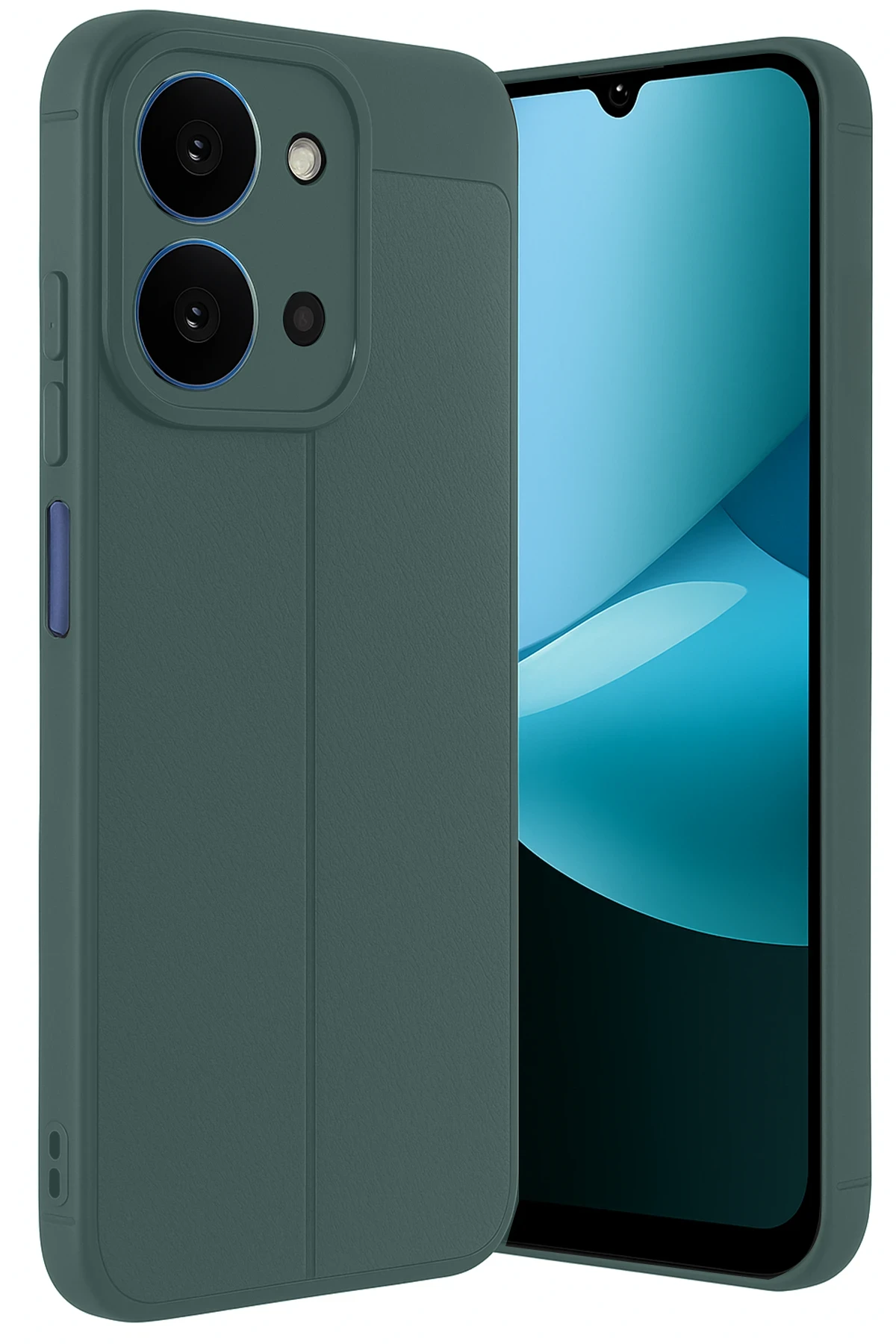Newface Xiaomi Redmi 15C 4G Auto Focus Kapak - Koyu Yeşil