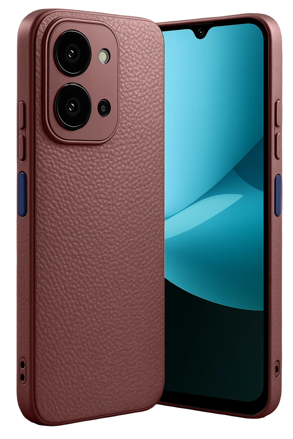 Newface Xiaomi Redmi 15C 4G Thermax Silikon Kılıf - Bordo