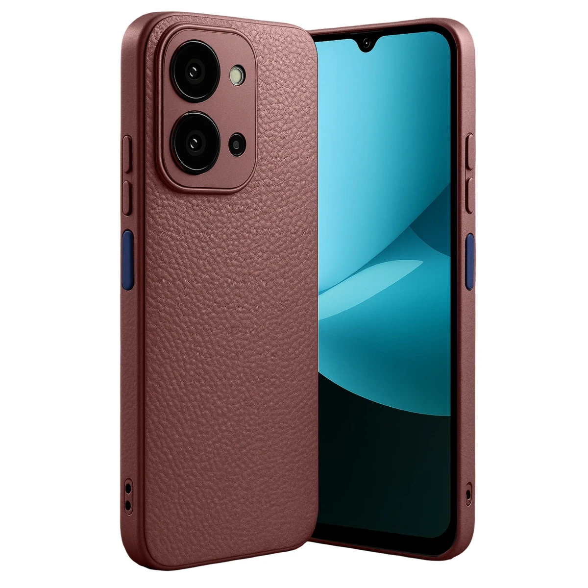 Newface Xiaomi Redmi 15C 4G Thermax Silikon Kılıf - Bordo — görsel 4
