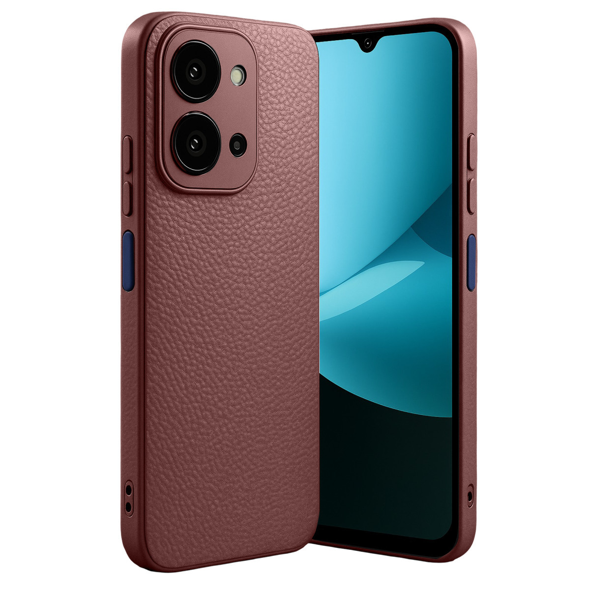Newface Xiaomi Redmi 15C 4G Thermax Silikon Kılıf - Bordo — görsel 7