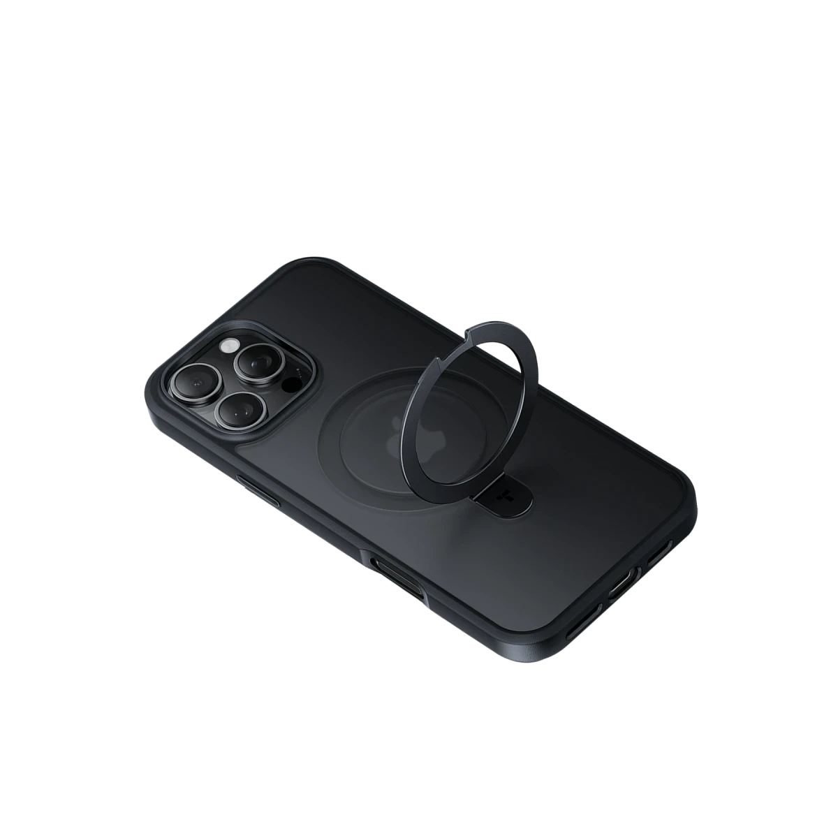 Torras Apple iPhone 16 Pro O Stand Serisi Magsafe Kılıf - Siyah
