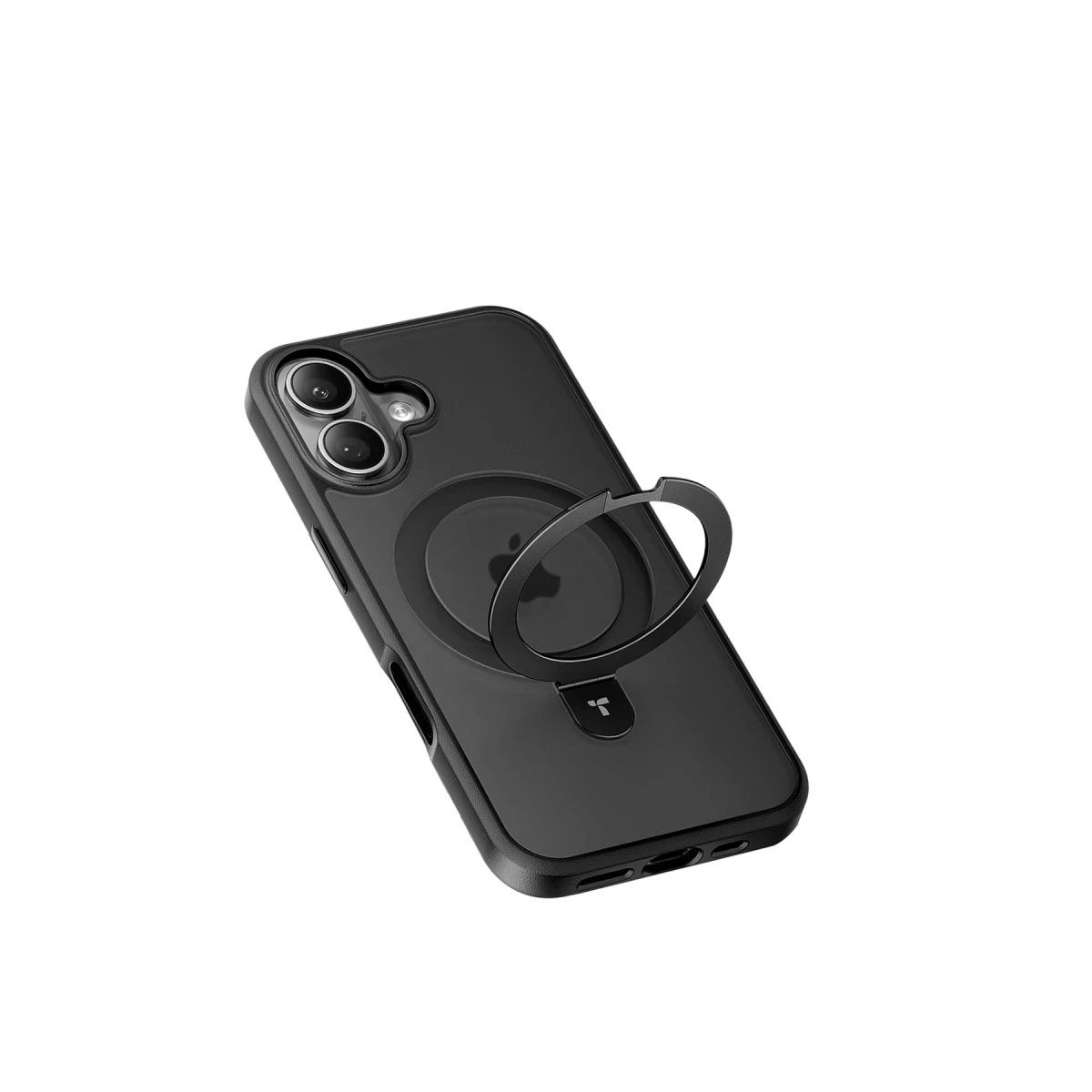 Torras Apple iPhone 16 O Stand Serisi Magsafe Kılıf - Siyah